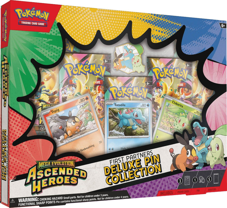 Pokémon ME2.5 Ascended Heroes First Partners Deluxe Pin Collection