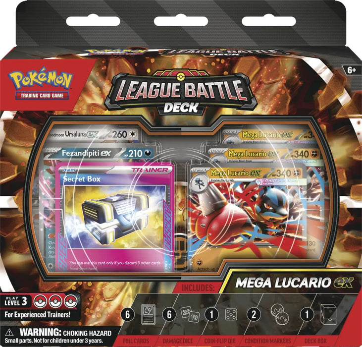 Pokémon Mega Battle Deck Mega Lucario keräilykortti pakkaus