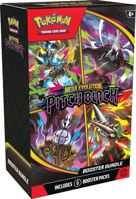 Pokemon Mega Evolution 05 Pitch Black Booster Bundle keräilykortti pakkaus