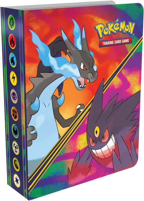 Pokemon Mega Evolution mini kansio + Phantasmal Flames Booster korttipakkaus