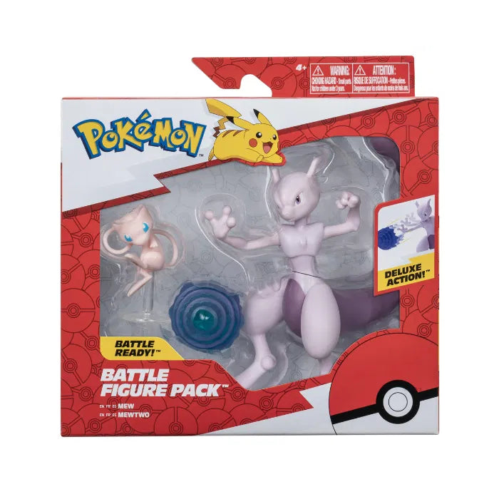 Pokemon Mewtwo ja Mew Battle figuuri
