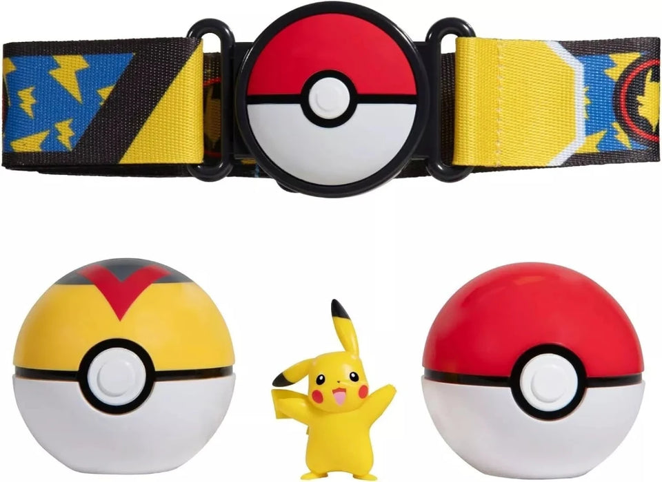 Pokemon Poké Ball Clip 'n' Go leikkisetti vyöllä - Pikachu