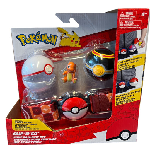 Pokemon Poké Ball Clip 'n' Go leikkisetti vyöllä - Charmander