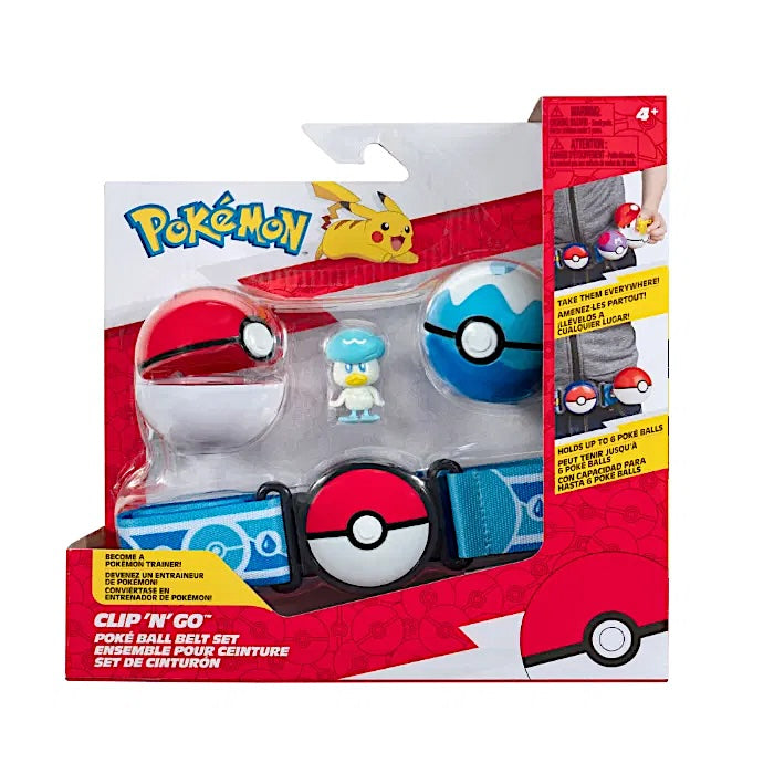 Pokemon Poké Ball Clip 'n' Go leikkisetti vyöllä - Quaxly