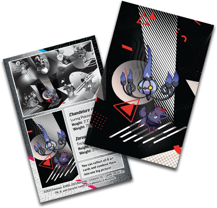 Pokemon SV10.5: Unova Mini Tin Chandelure & Zorua - Black Bolt & White Flare