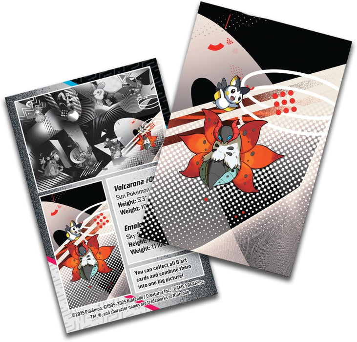 Pokemon SV10.5: Unova Mini Tin Volcarona & Emolga (Black Bolt & White Flare)