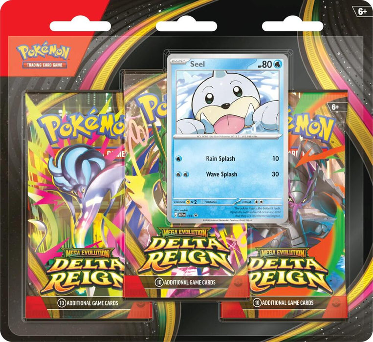 Pokémon TCG: ME6 Delta Reign 3P Blister  (Julkaisu 6.11.2026)
