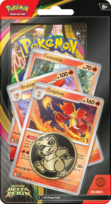 Pokémon TCG: ME6 Delta Reign Premium Checklane Blister - Delphox (Julkaisu 6.11.2026)