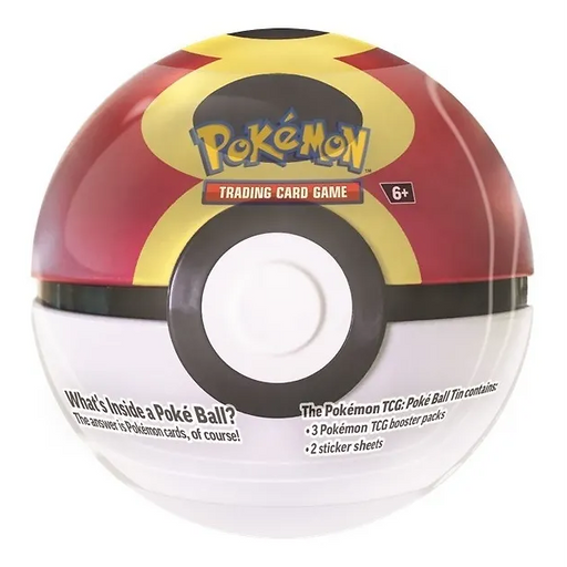 Pokémon Tin Pokeball -keräilykortti pakkaus - lajitelma