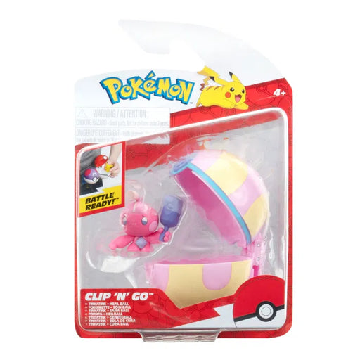 Pokemon Tinkatink figuuri ja Clip'n' Go - poke pallo