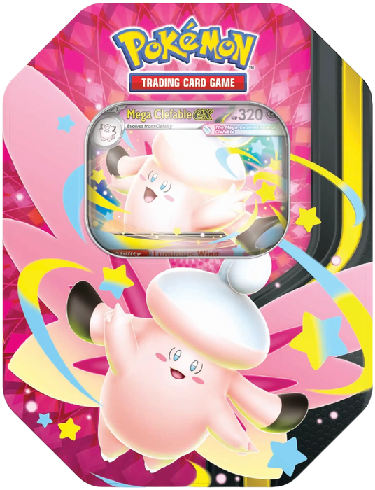 Pokémon Tin Summer 2026 Mega Clefable EX - keräilykortti pakkaus