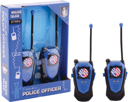 Poliisin Walkie Talkie radiopuhelin setti