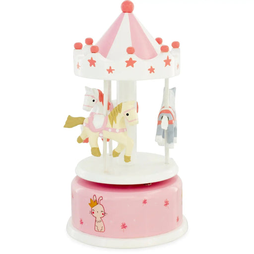 Puinen hevos Karuselli soittorasia S