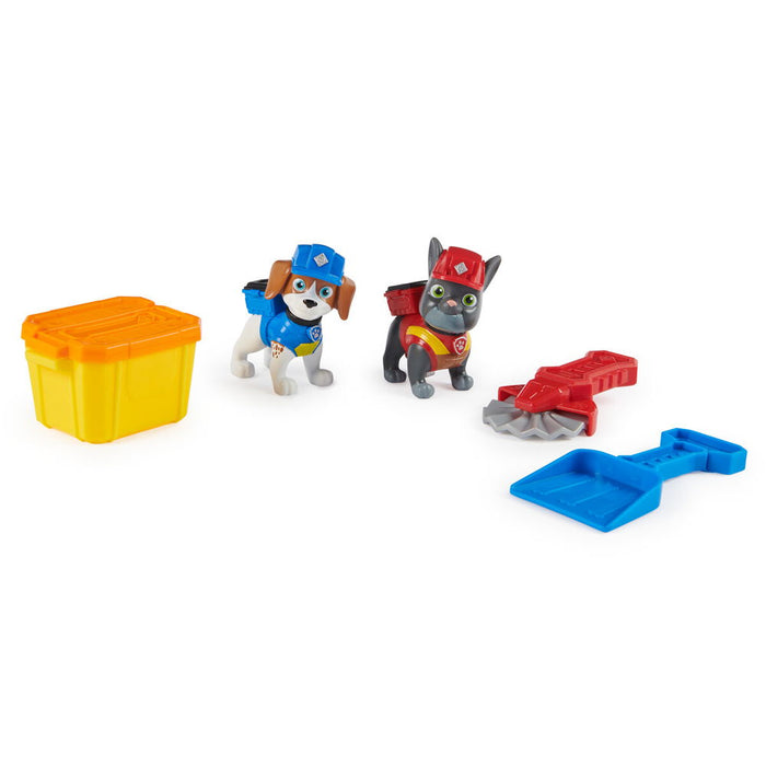 Ryhmä Hau Rubble & Crew Charger ja Wheeler koira taikahiekka leikkisetti