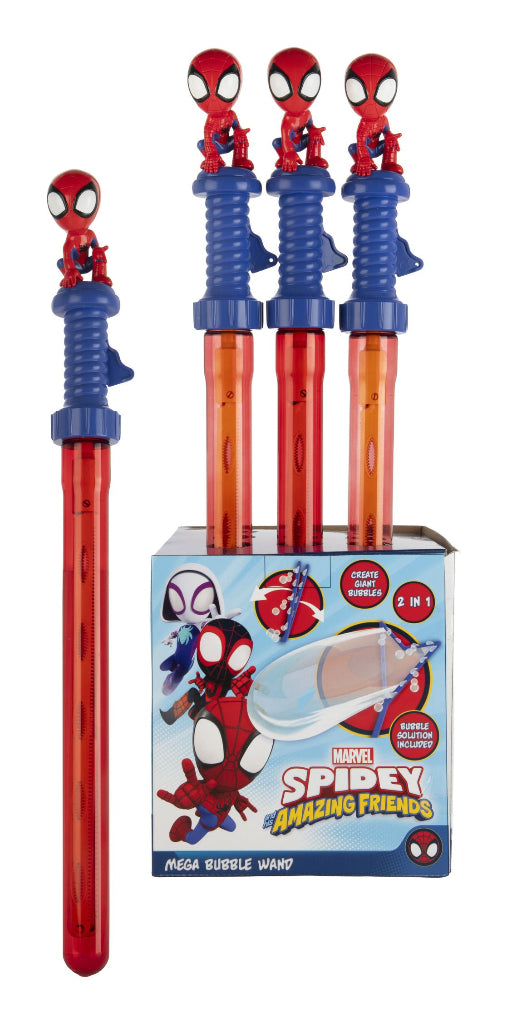 Spidey Mega 2 in 1 Saippuakupla sauva 52cm