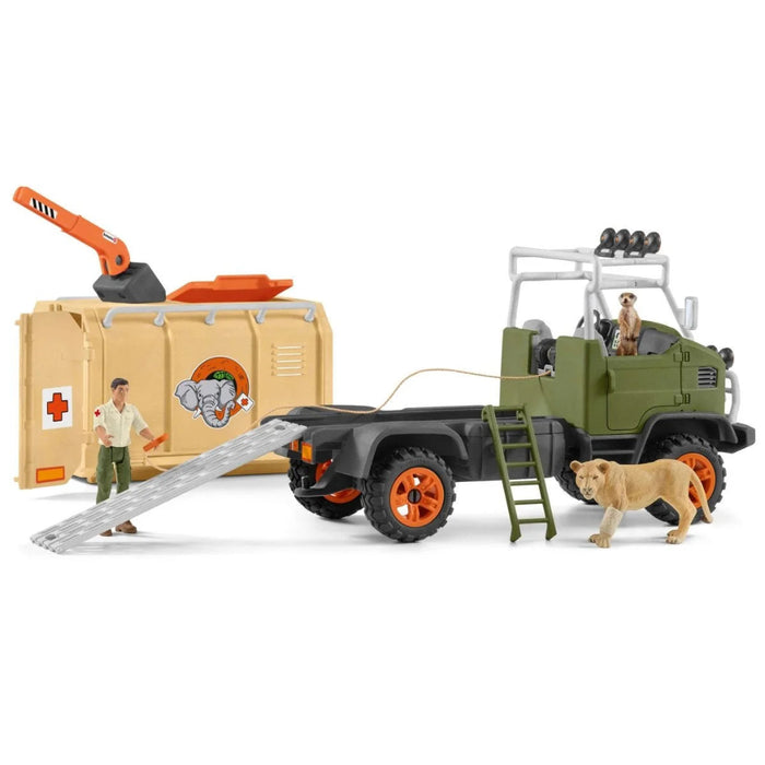 Schleich 42475 Suuri eläinten pelastusrekka