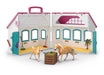 Schleich 42703 avautuva Hevostalli Little Horseshoe