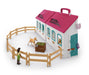 Schleich 42703 avautuva Hevostalli Little Horseshoe