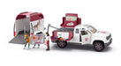 Schleich 42704 Lääkäriauto ja hevos traileri
