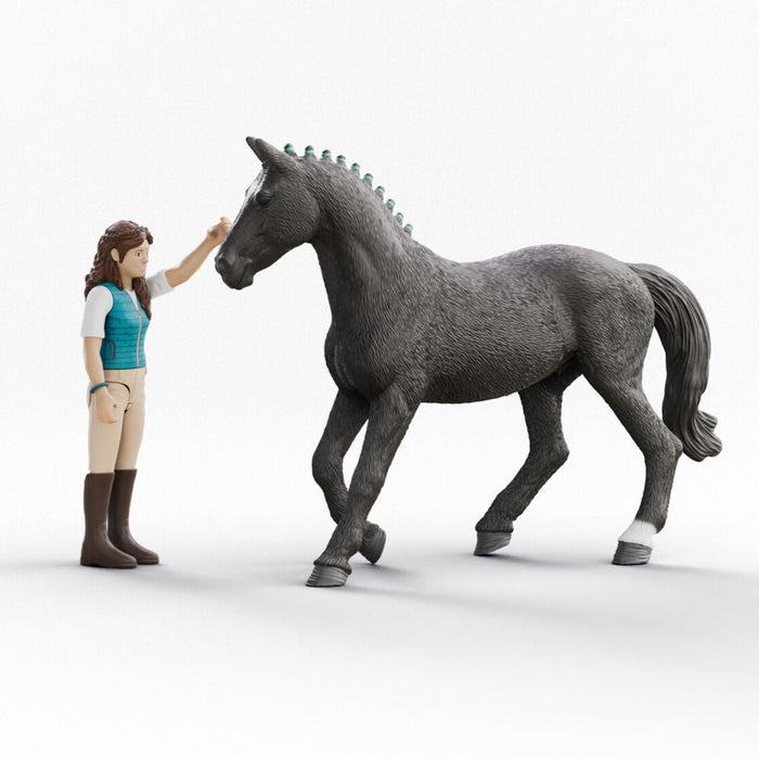 Schleich 42712 ratsastaja Lisa & Storm hevonen + varusteet - Ennakkotilaus tuote!