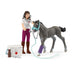 Schleich 42752 Pocket Set Mrs. Kramer with foal