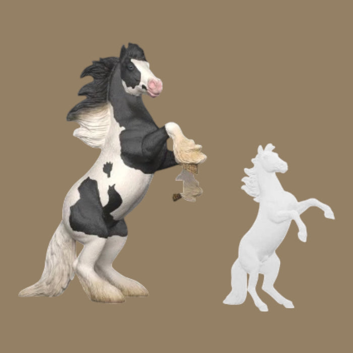 Schleich 72263 Thunder Tinker, ruuna - Collector Black Edition 1:12