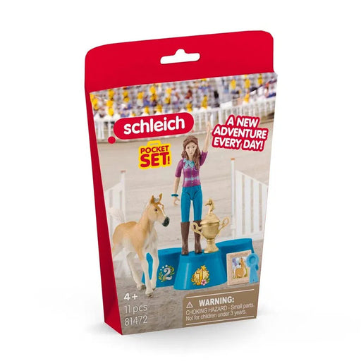 Schleich 81472 Pocket Set Hevoskilpailu - Ennakkotilaus