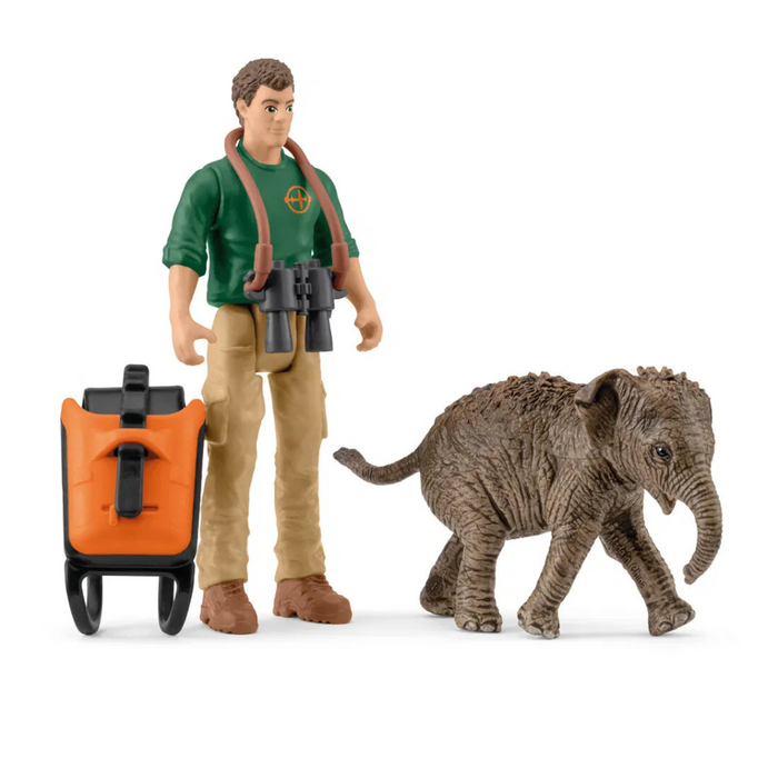 Schleich 81475 Pocket Set Eläinten tutkija - Ennakkotilaus