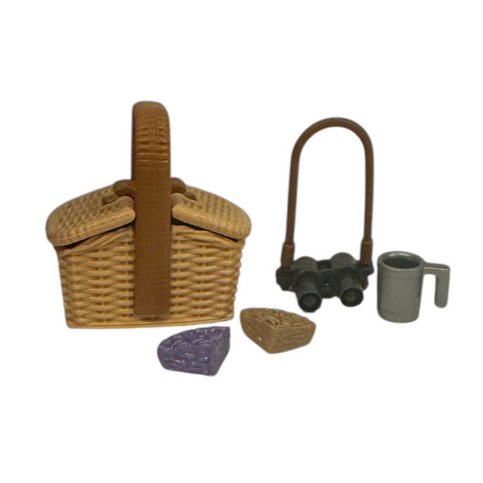 Schleich eväskori, eväät ja kiikarit - Second Hand