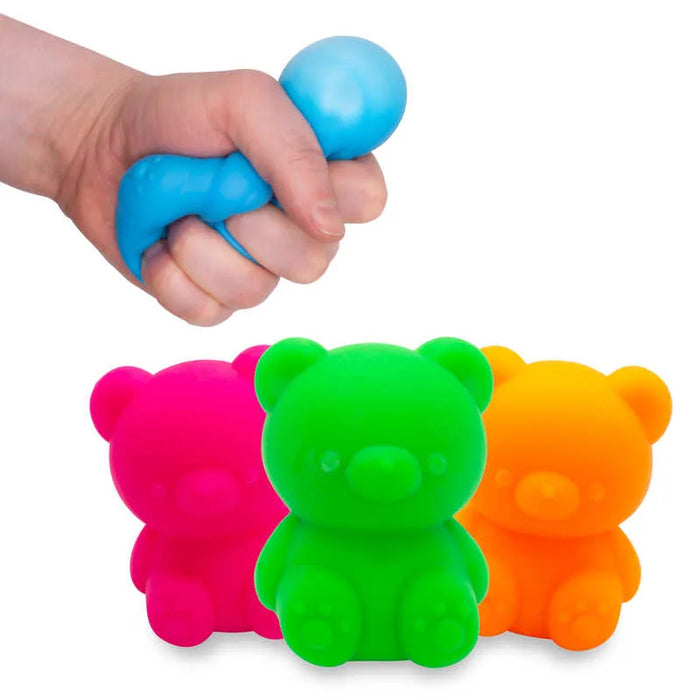 Scrunchems Fruity Neon Squish nalle puristelu lelu 1kpl -lajitelma