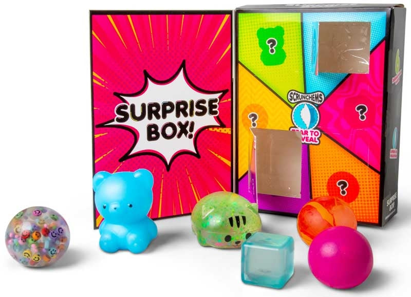 Scrunchems Surprise Box stressi lelut 6kpl - Yllätyspakkaus