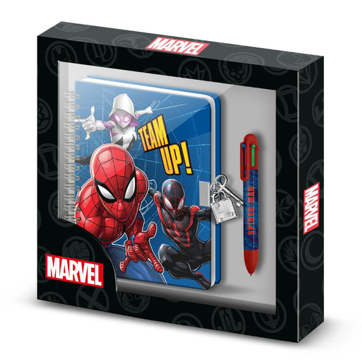Marvel Spiderman Best Team A5 Diary Pack + Bowl