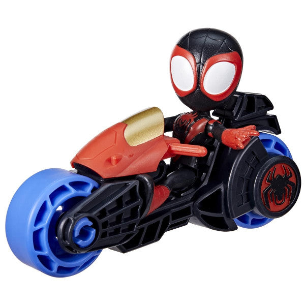Spidey Miles Spin Morales moottoripyörä leikkisetti