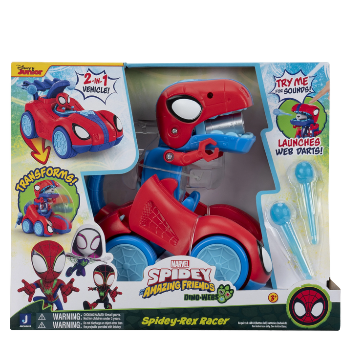 Spidey Rex Racer 2in1 leikkisetti