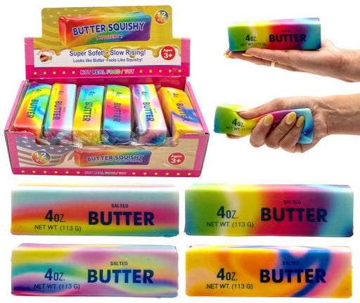 Squeeze Butter Rainbow Voi fidget stressi lelu