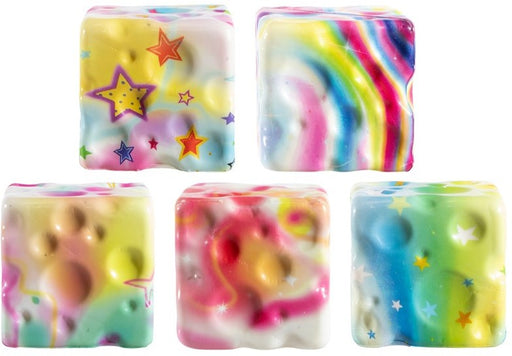 Squeeze Rainbow Cheese Juusto fidget stressi lelu