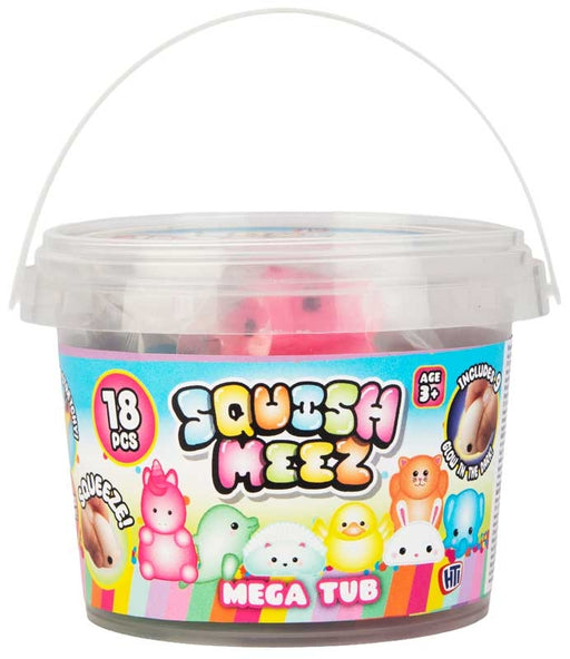Squish Meez Mega Tub Squishy hahmot 18kpl