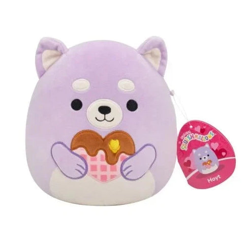 Squishmallows Valentine Hoyt Shiba Inu koira pehmolelu 19cm