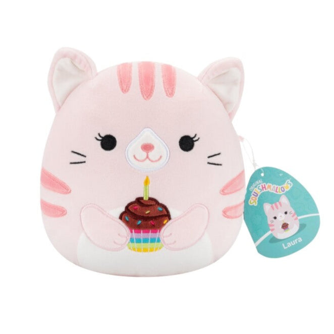 Squishmallows Laura Kissa pehmolelu 19cm