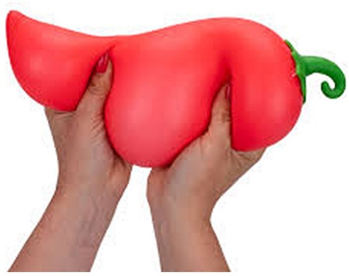 Squishy XXL Chili puristeltava Stressi fidget lelu