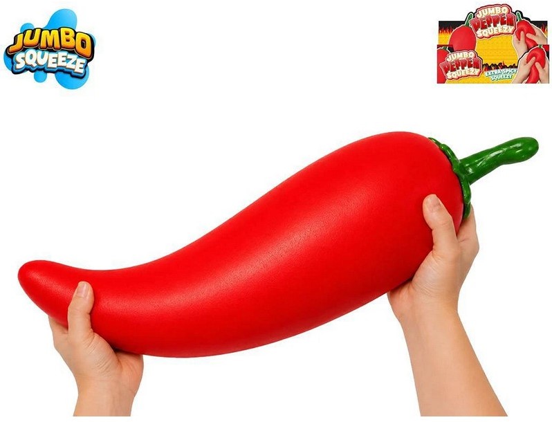 Squishy XXL Chili puristeltava Stressi fidget lelu