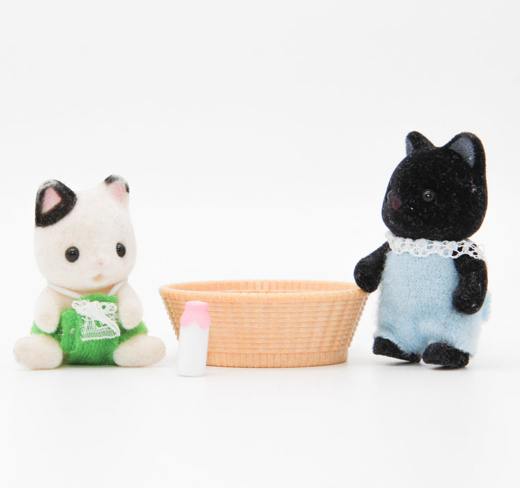 Sylvanian Families Kissan pennut ja kori - Second Hand
