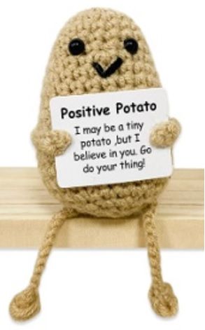 Positive Potate virkattu peruna pehmolelu