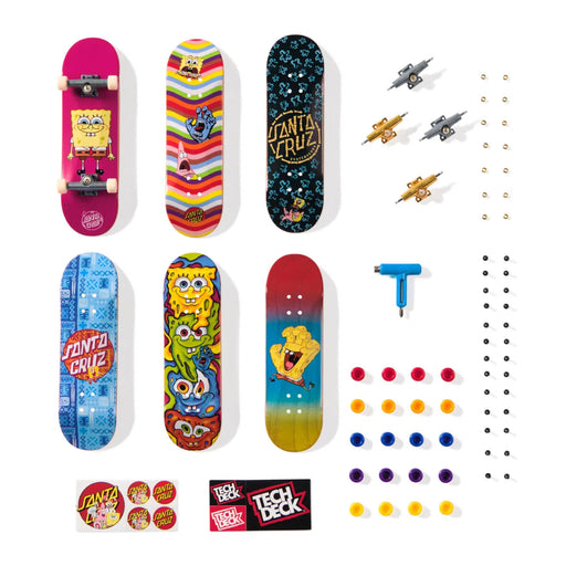 Tech Deck 6-pack sormiskeitti - Sponge Bob