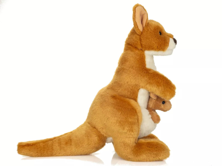 Teddy Hermann Kenguru ja poikanen pehmolelu 30cm