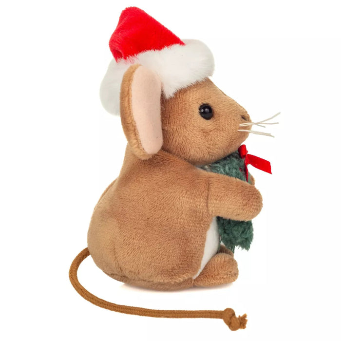 Teddy Hermann joulu Hiiri ja kranssi pehmolelu 11cm