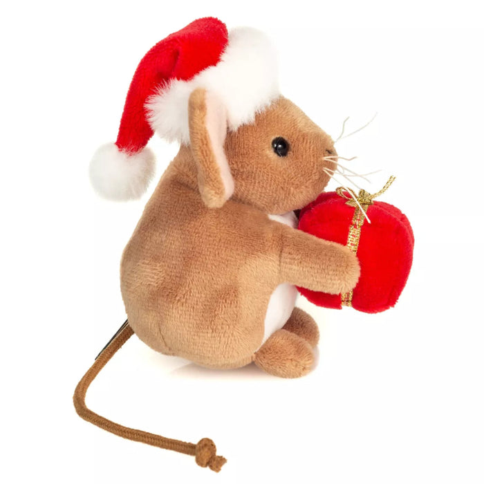 Teddy Hermann joulu Hiiri ja lahjapaketti pehmolelu 11cm