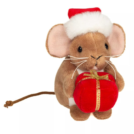 Teddy Hermann joulu Hiiri ja lahjapaketti pehmolelu 11cm
