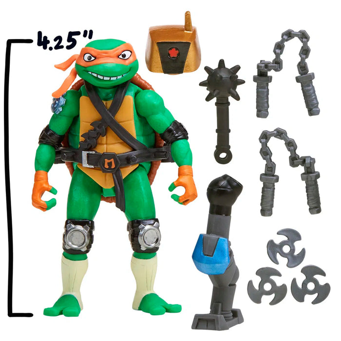 Turtles Tales Of Mutations figuuri ja aseet - Michelangelo