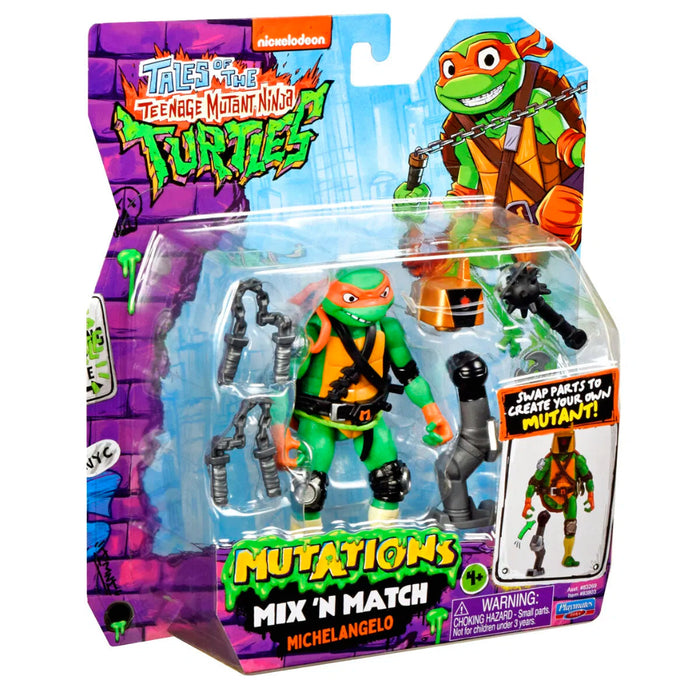 Turtles Tales Of Mutations figuuri ja aseet - Michelangelo